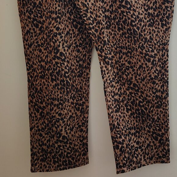 Terra & Sky leopard print jeans in 20W size - Picture 7 of 12